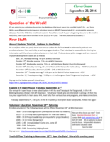 CloverGram, September 22, 2016