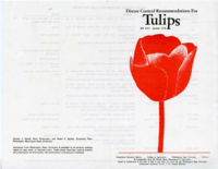 Disease control recommendations for Tulips
