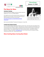 CloverGram, January 12, 2018