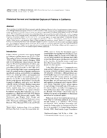 Historical harvest and incidental capture of fishers in California