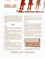 Fabrics and interfacings