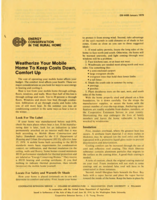 Weatherize your mobile home to keep costs down, comfort up