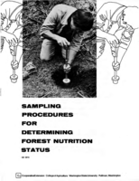 Sampling procedures for determining forest nutrition status