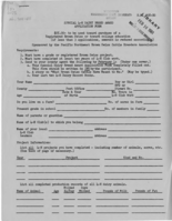 Special 4-H dairy breed award application form