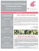 Viticulture and Enology Extension News, Fall 2015