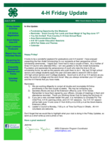 4-H Friday Update, June 3, 2016