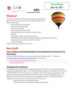 CloverGram, July 26, 2017