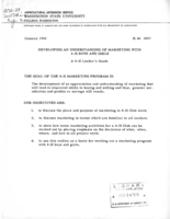 Developing an understanding of marketing with 4-H boys and girls: a 4-H leader's guide