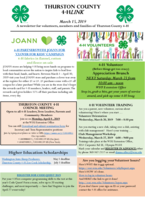 Thurston County 4-H LINK, March 15, 2019