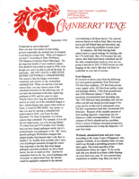Cranberry Vine, September 2000