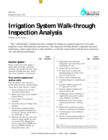 Walk-Through Irrigation Systems Analysis