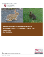 Rabbit and hare management in Washington State home yards and gardens