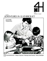 Adventures in leathercraft:: Leather tooling: 4-H unit 1, member's manual