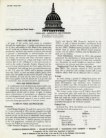 1977 agricultural and food issues. Food aid : domestic and foreign