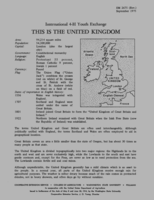 International 4-H youth exchange: This is the United Kingdom