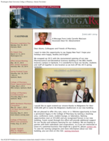 CougaRx Alumni Newsletter, January 2014
