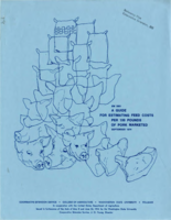 A guide for estimating feed costs per 100 pounds of pork marketed