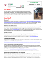 CloverGram, February 15, 2018