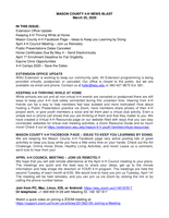 Mason County 4-H News Blast, March 25, 2020