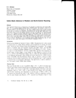 Indian Basin Advance in Western and North-Central Wyoming