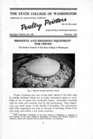 Brooding and brooding equipment for chicks