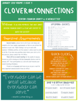 Clover Connections, January 2018