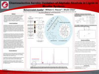Chemoselective aerobic oxidation of aliphatic alcohols in lignin in micellar system