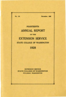 Fourteenth Annual report of the extension service