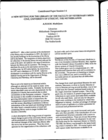 A new setting for the Library of the Faculty of Veterinary Medicine, University of Utrecht, The Netherlands