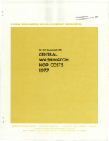 Central Washington hop costs, 1977