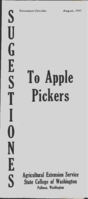Suggestions to apple pickers