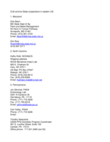 CLB archive state cooperators in eastern US