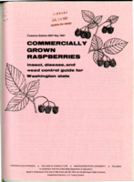 Commercially grown raspberries: Insect, disease, and weed control guide for Washington state