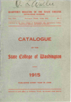 College catalog, 1915