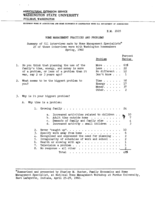 Home management practices and problems