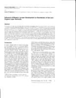 Influence of western juniper development on distribution of soil and organic layer nutrients