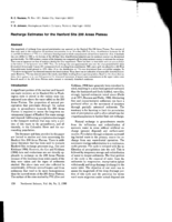 Recharge Estimates for the Hanford Site 200 Areas Plateau