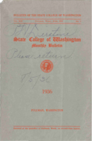 College catalog, 1936