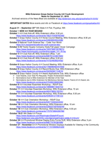 Grays Harbor County 4-H News Blast, September 21, 2018