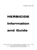 Herbicide information and guide