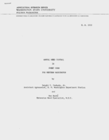 Annual weed control in sweet corn for western Washington