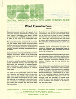 Weed control in corn