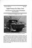 Apple pomace for dairy cows