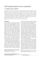 Self-healing Polymers and Composites