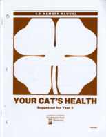 4-H leader guide: Your cat's health suggested for year 5