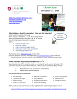 CloverGram, December 31, 2014