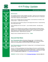 4-H Friday Update, March 23, 2012