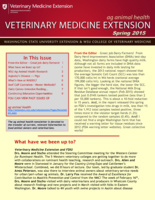 Veterinary Medicine Extension Newsletter, Spring 2015