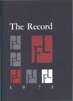 The Record, Volume 34, 1973