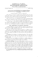 Alfalfa in western Washington